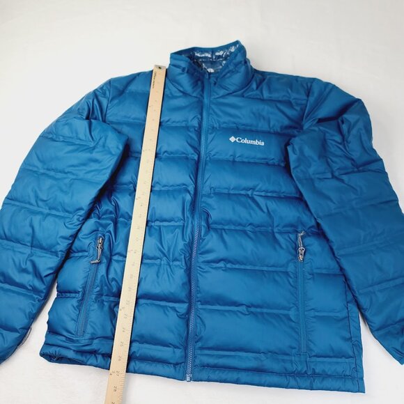 Columbia Men's Royal Blue Frost Fighter Thermal Coil Puffer Jacket Size L - Picture 3 of 8